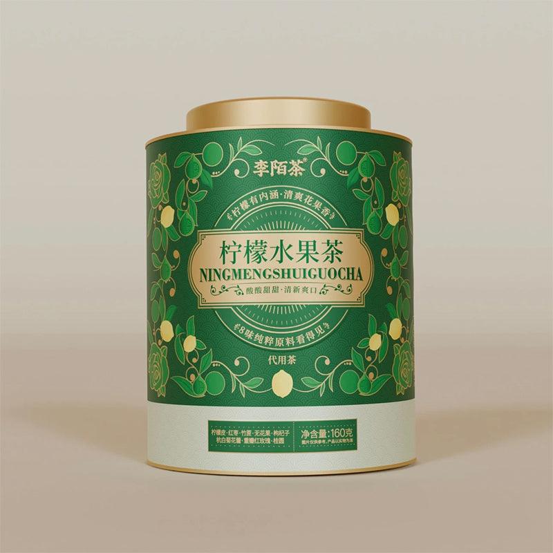 Lemon Fruity Tea Ball With RichAroma And Lemon 100g/tin One Tea BallCan Make 202oz Of Tea With LemonRed Dates,Bamboo Cane, FlG,