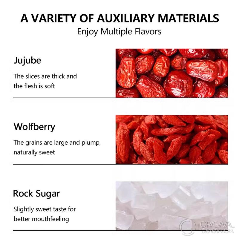 Sweet Soup with Osmanthus, Tremella and Rice Wine 90g( 6pcs×15g)With Osmanthus,Snow Fungus,Rock Sugar,Jujube,Wolfberry,Sticky Rice