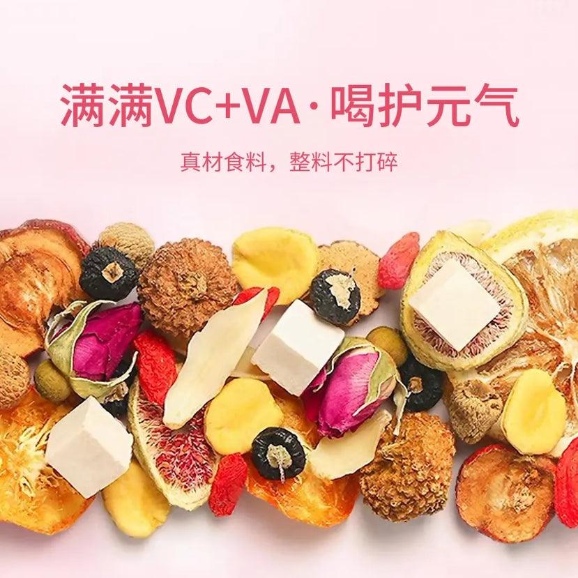 Day & Night Tea Morning VC Night VA Healthy Flower Fruit Tea