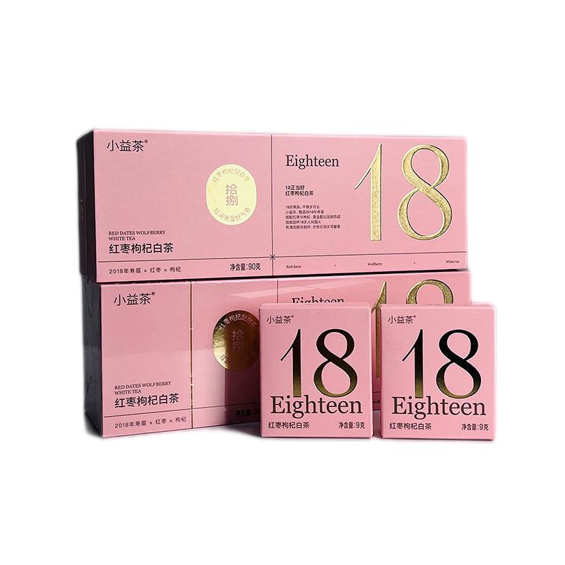 Forever 18 Tea(W)(90G 9gx10pack)(red dates, wolfberry,white tea)
