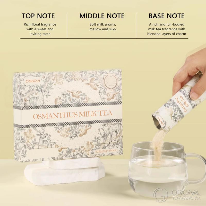 Osmanthus Milk Tea 220g(22g×10packs) TieGuanYin Oolong Tea New Zealand Milk