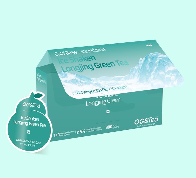 Cold-brewed Iced Longjing Tea - Summer Green Tea, 1 Carton 30g (3g×10packs)
