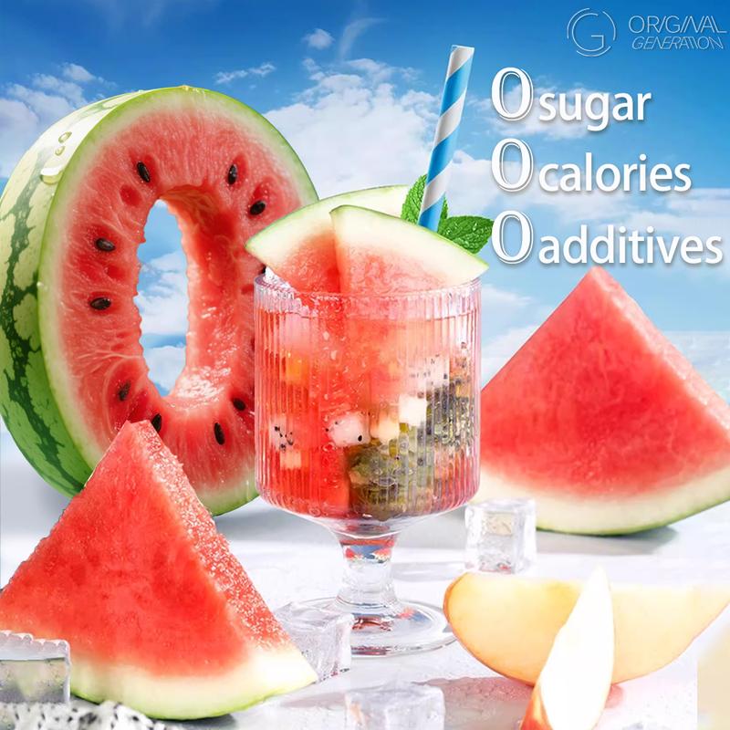 西瓜烏龍茶西瓜火龍果蘋果草莓真果飲料