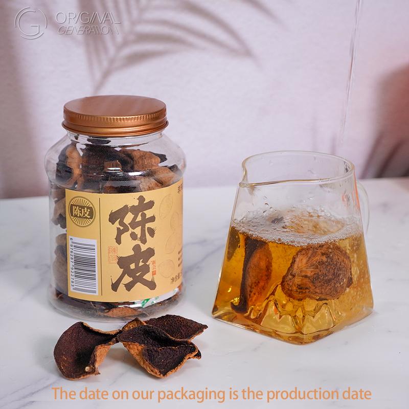 XinHui Tangerine Tea Sample(50g) Natural Sun Dried Tangerine Peel Is Naturally Sun-dried For 8 Years