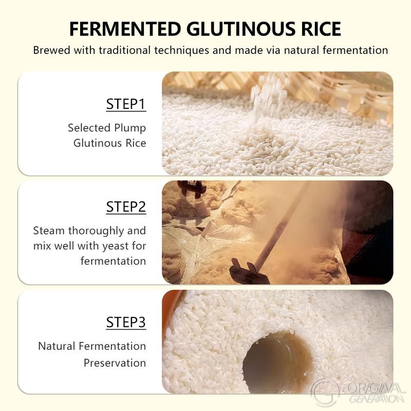 Sweet Soup with Osmanthus, Tremella and Rice Wine 90g( 6pcs×15g)With Osmanthus,Snow Fungus,Rock Sugar,Jujube,Wolfberry,Sticky Rice