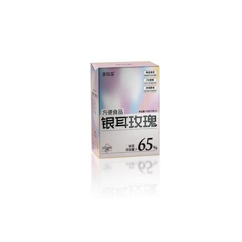 Sparrow‘s Nest Snow Fungus Rose Tea 90g(15g×6pack) 65% Snow Fungus Rose Goji Edible Bird's Nest Peach