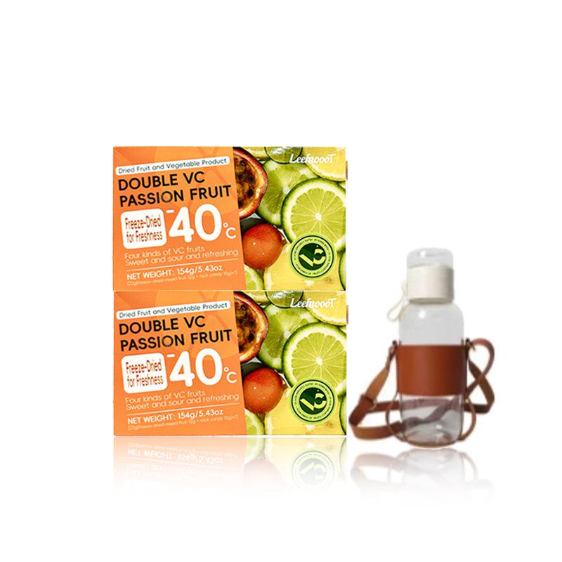雙檸檬百香果茶凍乾百香果檸檬佐獨立包裝冰糖