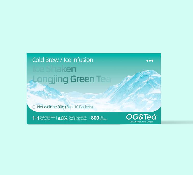 Cold-brewed Iced Longjing Tea - Summer Green Tea, 1 Carton 30g (3g×10packs)