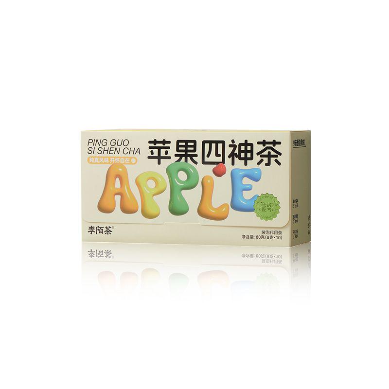 Apple Four God Tea 80g (8g x 10 packs) With Lotus Seed, Pear, Apple, R