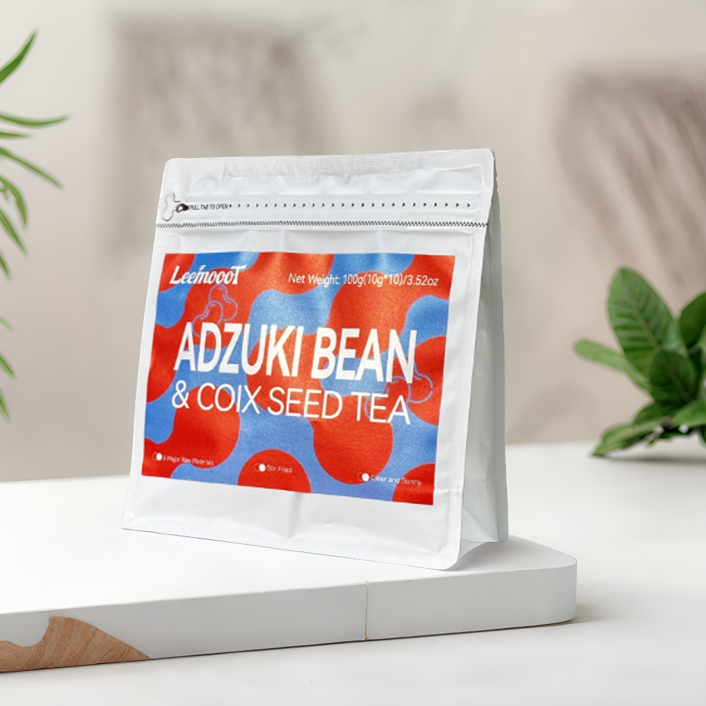 Red Bean Coix Seed Tea ADZUKI BEAN& COIX SEED TEA  Tea Bags, 10 Count 10g/bags