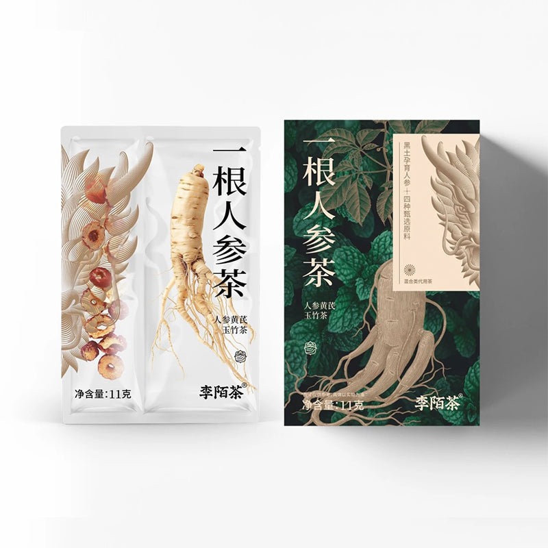 Ginseng Tea 11g-Carton With Ginseng Red Dates,Bamboo, Longan