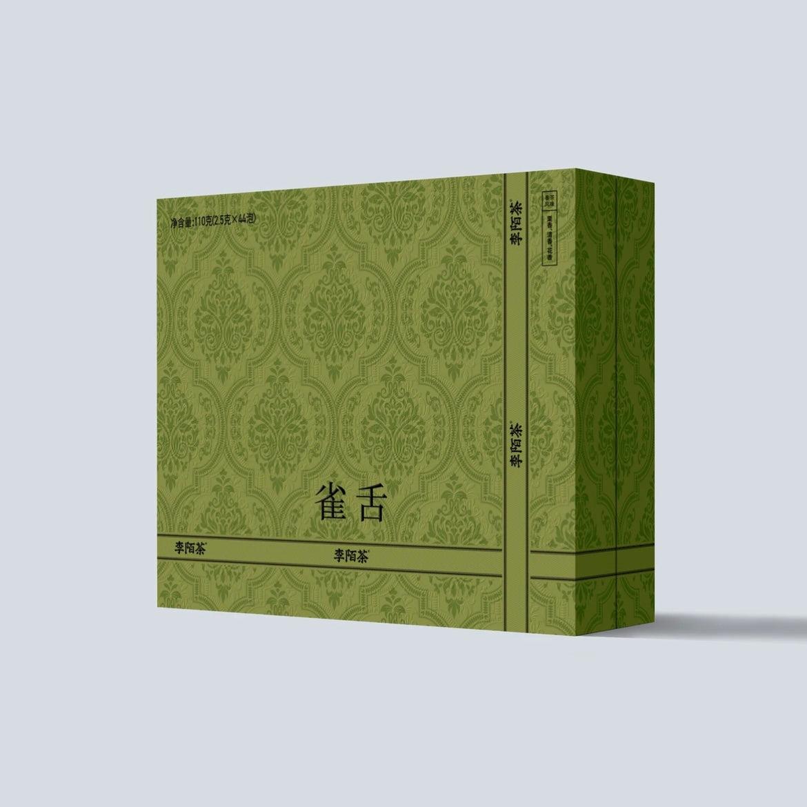 Sparrow's Tonque QueShe Green Tea(110g 2.5gx44)HIgh Quility Green Tea Gift Box