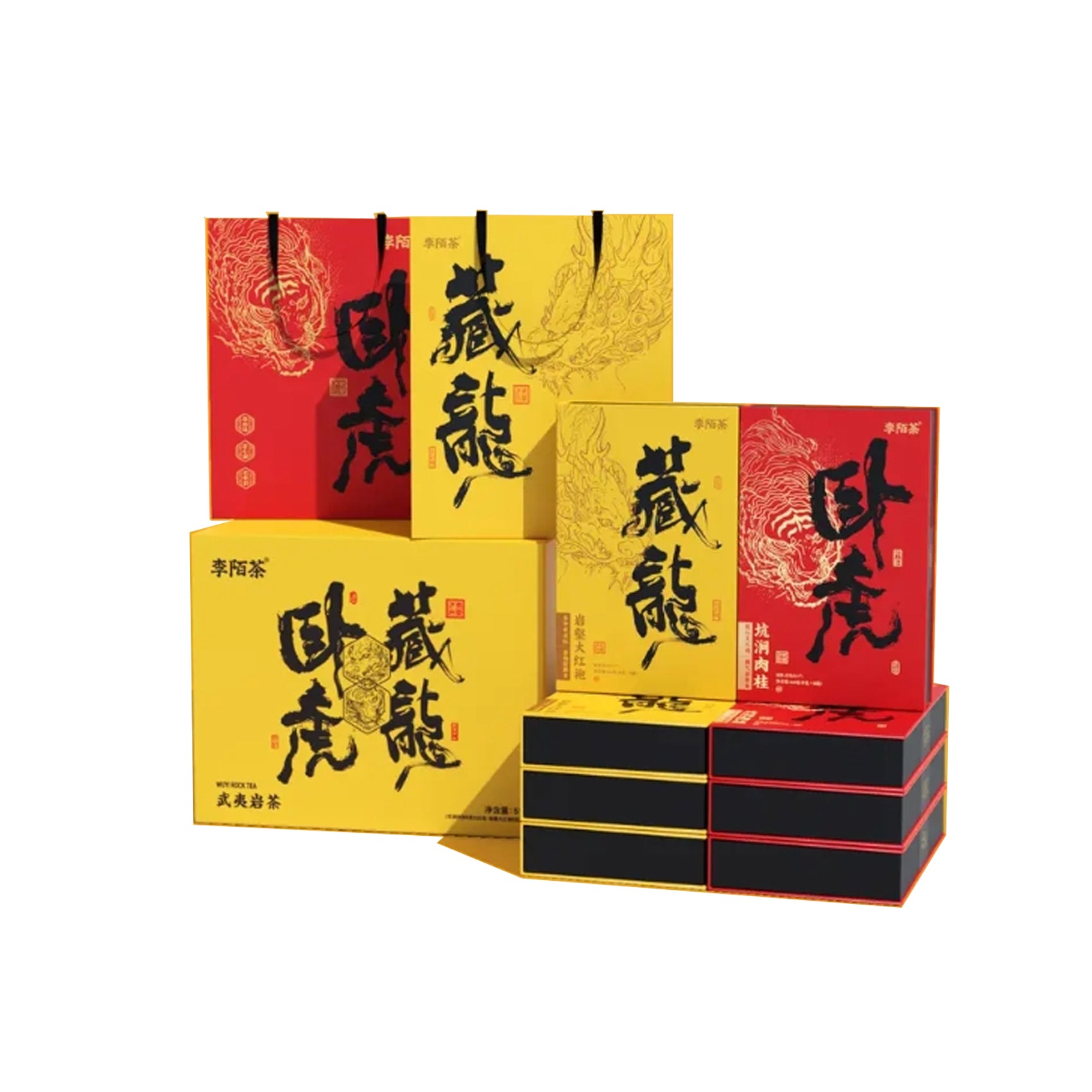 Crouching Tiger Hidden Dragon HighQuality Wuyi Cinnamon Da Hong PaoOolong Tea Set 512g(8gx64pcs)