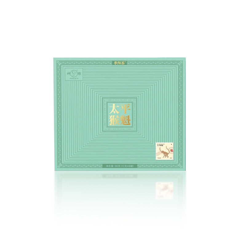 Peace High Quality Green Tea 2024 FirstPick Green Tea 96g (12gx8) Tai PingHou Kui
