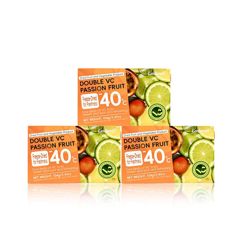 雙檸檬百香果茶凍乾百香果檸檬佐獨立包裝冰糖