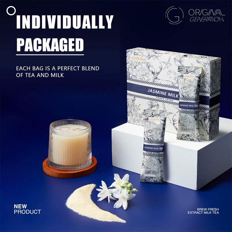 Jasmine Milk Tea 220g(22g×10packs) Jasmine Green Tea New & Zealand Milk