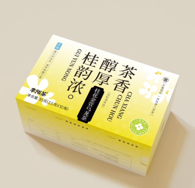 Detox Tea Osmanthus Gold Oolong Tea 35g - China Beverage - 10 Packs in Carton - 3.5g per Pack - Gui Hua Jin Xuan Tea - Organic Generation